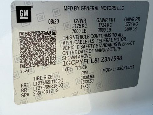 Used 2020 Chevrolet Silverado 1500 LT Trail Boss AWD/4WD image 24