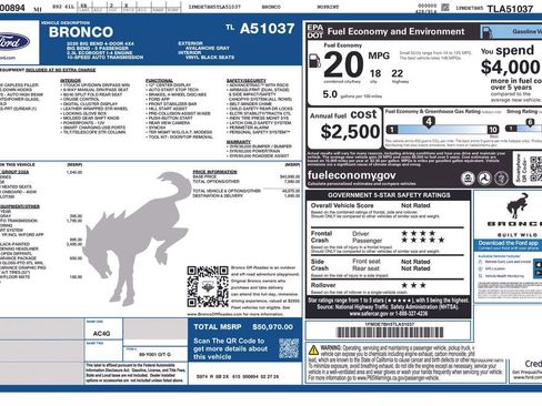 Used 2026 Ford Bronco Big Bend AWD/4WD image 9