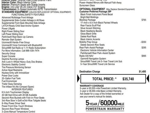 Used 2019 Dodge Grand Caravan SXT w/ Blacktop Package FWD image 9