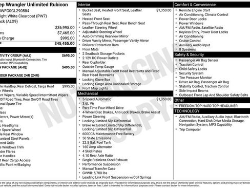 Used 2016 Jeep Wrangler Unlimited Rubicon w/ Connectivity Group image 11