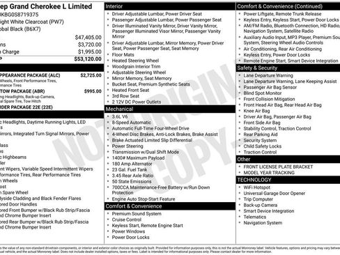 New 2025 Jeep Grand Cherokee L Limited w/ Black Appearance Package image 4