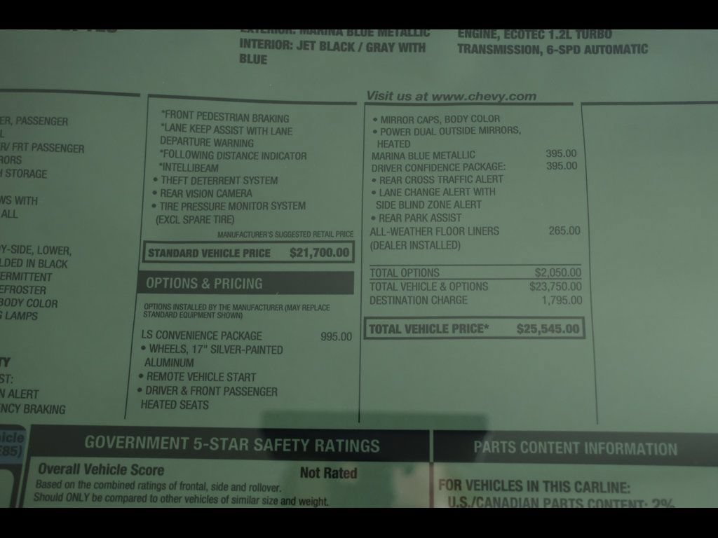 New 2026 Chevrolet Trax LS w/ LS Convenience Package FWD image 22