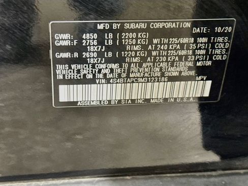 Used 2021 Subaru Outback Touring w/ Popular Package #2 AWD/4WD image 42