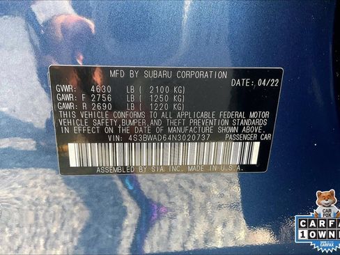 Certified 2022 Subaru Legacy Premium AWD/4WD image 32