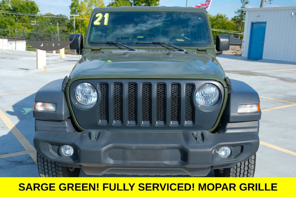 Used 2021 Jeep Wrangler Unlimited Sport AWD/4WD image 2