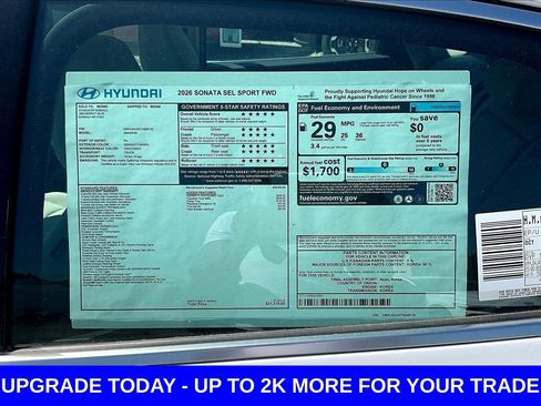 New 2026 Hyundai Sonata SEL FWD image 18