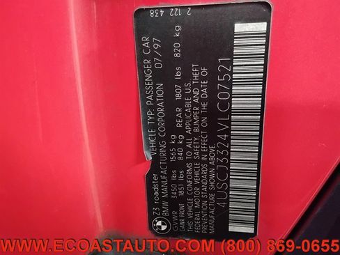 Used 1997 BMW Z3 2.8 image 15