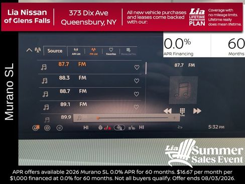 New 2026 Nissan Murano SL AWD/4WD image 21