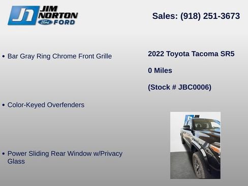 Used 2022 Toyota Tacoma SR5 w/ Technology Package AWD/4WD image 9