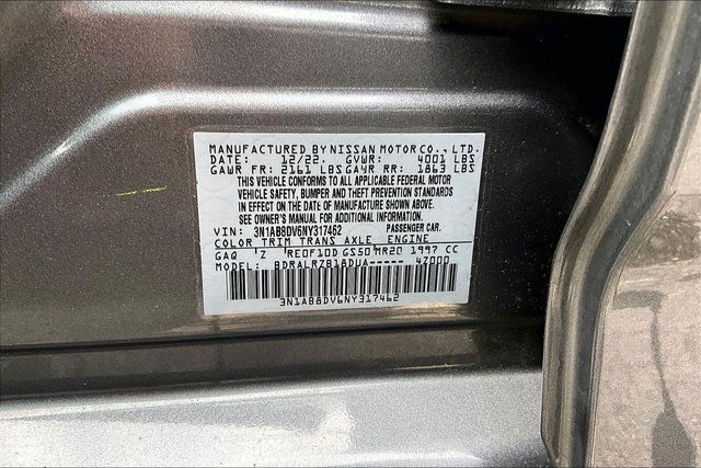 Used 2022 Nissan Sentra SR w/ Trunk Package FWD image 12