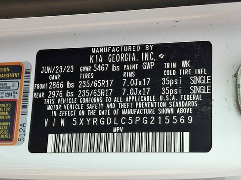 Certified 2023 Kia Sorento LX AWD/4WD image 27