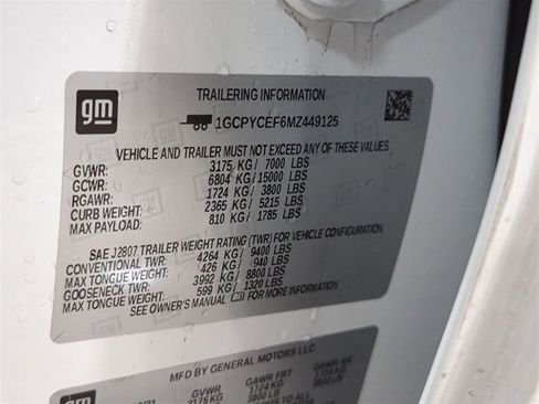 Certified 2021 Chevrolet Silverado 1500 Custom Trail Boss image 29