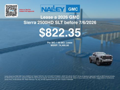 New 2026 GMC Sierra 2500 SLT w/ SLT Premium Package AWD/4WD image 3