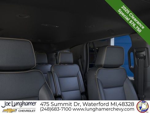 New 2025 Chevrolet Tahoe Premier w/ LPO, Illumination Package AWD/4WD image 26