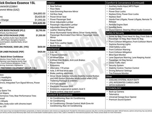 Certified 2023 Buick Enclave Essence w/ Experience Buick Package image 1