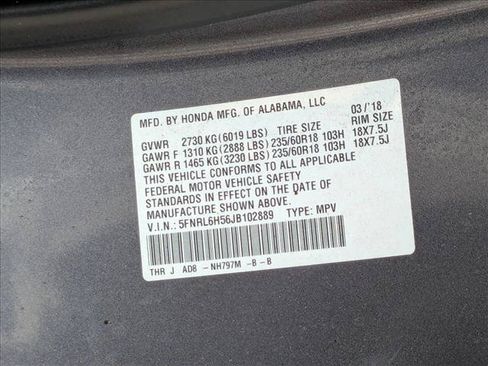 Used 2018 Honda Odyssey EX image 15