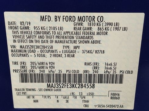 Used 2019 Ford EcoSport S FWD image 33