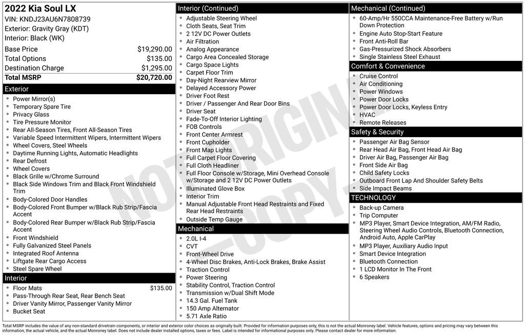 Used 2022 Kia Soul LX FWD image 5