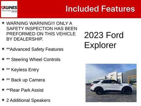 Used 2023 Ford Explorer ST w/ Equipment Group 401A image 4