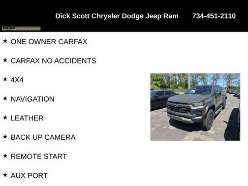 Used 2024 Chevrolet Colorado Trail Boss w/ Advanced Trailering Package AWD/4WD image 3