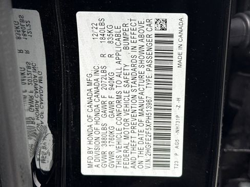 Used 2023 Honda Civic Sport image 37