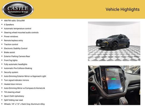 Used 2025 Subaru Crosstrek 2.5i Sport w/ Crosstrek Mirror Package AWD/4WD image 7