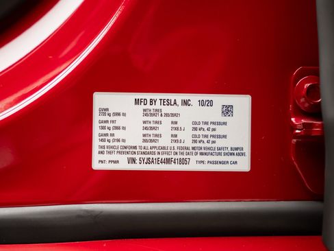 Used 2021 Tesla Model S Performance image 53