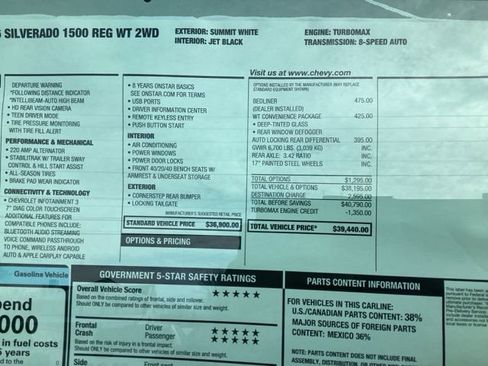 New 2026 Chevrolet Silverado 1500 W/T w/ WT Convenience Package image 12