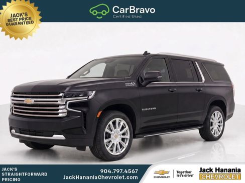 Used 2021 Chevrolet Suburban High Country w/ Technology Package AWD/4WD image 2
