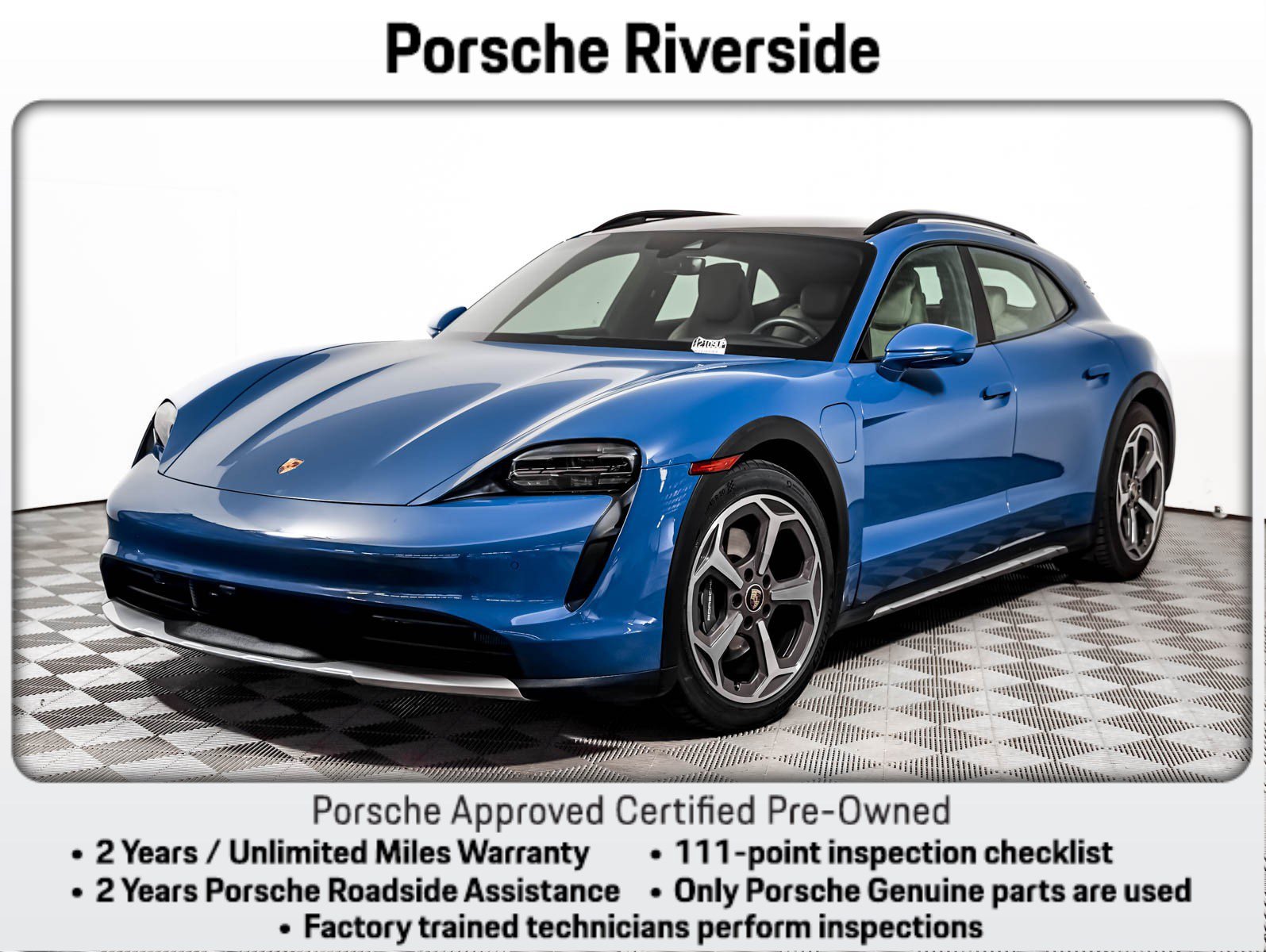 Certified 2023 Porsche Taycan 4 Cross Turismo AWD/4WD image 1
