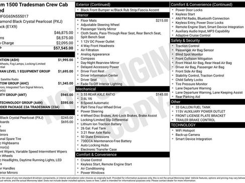 New 2025 RAM 1500 Tradesman w/ Night Edition image 6
