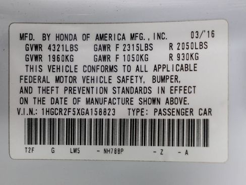 Used 2016 Honda Accord Sport image 29