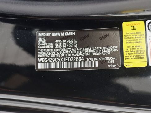 Used 2018 BMW M4 Convertible RWD image 38