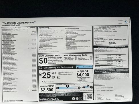 New 2026 BMW X5 xDrive40i image 22