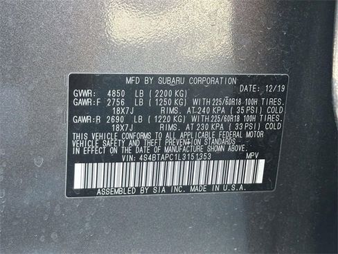 Used 2020 Subaru Outback Touring image 28