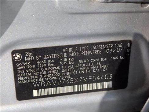 Used 2007 BMW 335i Sedan image 15