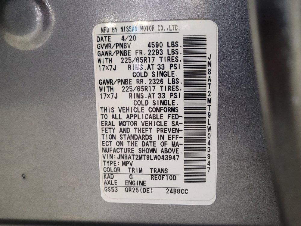 Used 2020 Nissan Rogue S FWD image 33