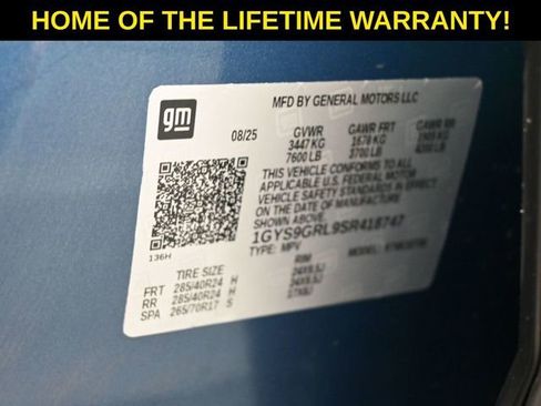 Used 2025 Cadillac Escalade Sport Platinum w/ LPO, Floor Liner Package image 72