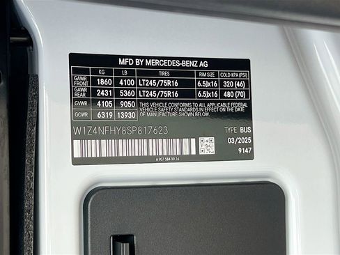 New 2025 Mercedes-Benz Sprinter 2500 image 26