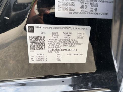 Used 2021 GMC Sierra 1500 SLT w/ SLT Premium Package AWD/4WD image 34