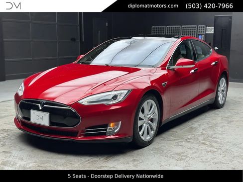 Used 2015 Tesla Model S P85D AWD/4WD image 1