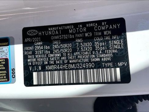 Used 2021 Hyundai Palisade SEL w/ Premium Package image 41