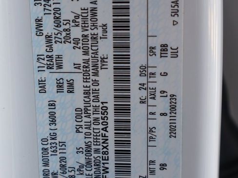 Used 2022 Ford F150 Platinum w/ Equipment Group 701A High image 31