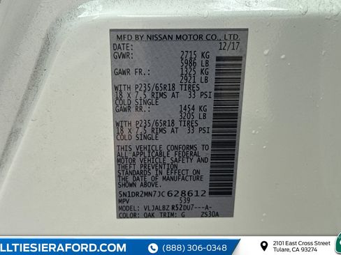 Used 2018 Nissan Pathfinder S image 13