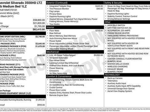 Used 2022 Chevrolet Silverado 3500 LTZ w/ Z71 Chrome Sport Edition image 1