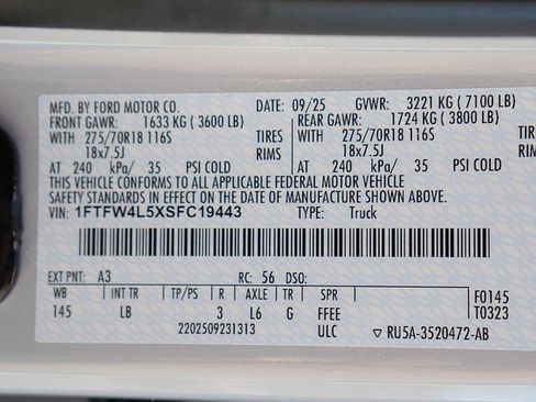 New 2025 Ford F150 Tremor w/ Bed Utility Package image 47