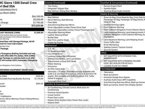 Used 2022 GMC Sierra 1500 Denali w/ Technology Package AWD/4WD image 2