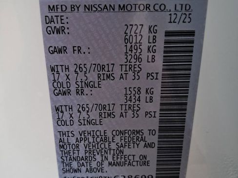 New 2026 Nissan Frontier PRO-4X w/ Pro Premium Package AWD/4WD image 31