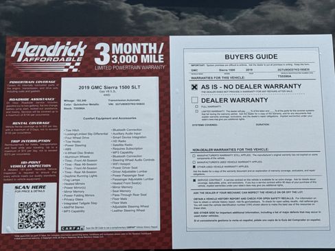 Used 2019 GMC Sierra 1500 SLT w/ SLT Premium Plus Package AWD/4WD image 37