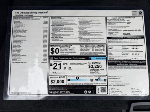 Used 2018 BMW X5 sDrive35i RWD image 12